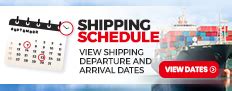 No exporter from Japan offers you more choice. . Sbt japan shipping schedule to africa